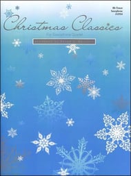 Christmas Classics for Saxophone Quartet Tenor Sax Book cover Thumbnail
